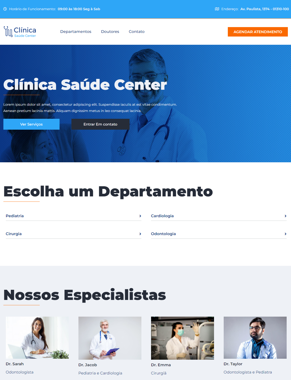 Site de Clinica